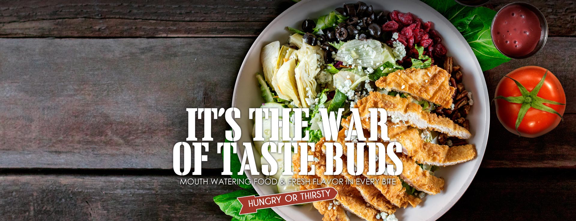 A salad with chicken